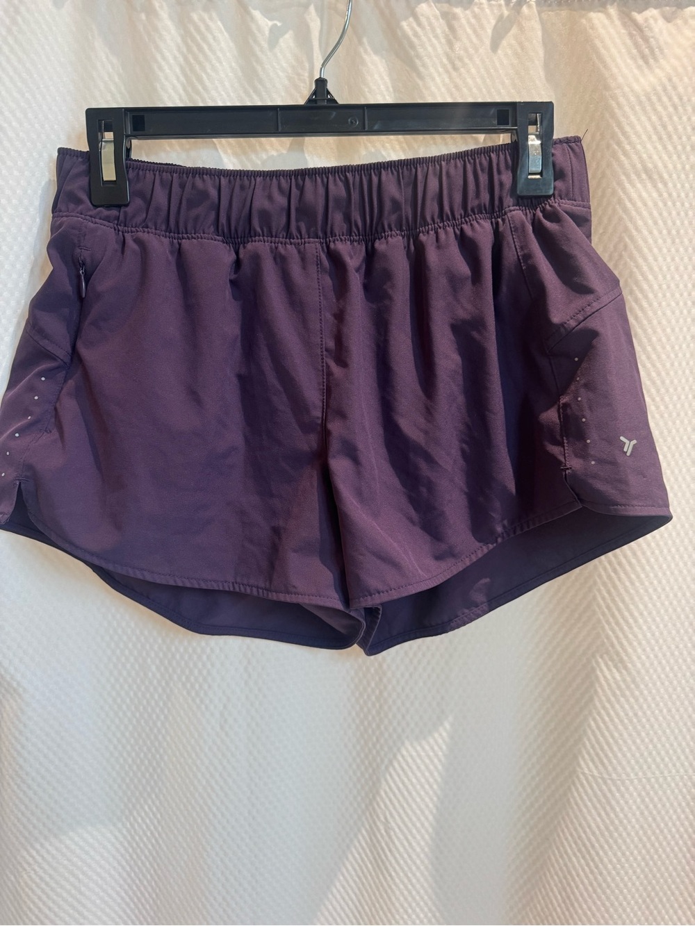 Old Navy Women's Deep Purple Athletic Shorts with Side Pockets